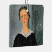 Amedeo Modigliani - Servant Girl Keramisch Ornament (Rechts)