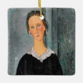 Amedeo Modigliani - Servant Girl Keramisch Ornament (Voorkant)
