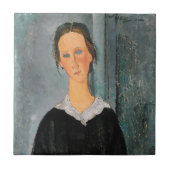 Amedeo Modigliani - Servant Girl Tegeltje (Voorkant)