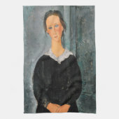 Amedeo Modigliani - Servant Girl Theedoek (Verticaal)
