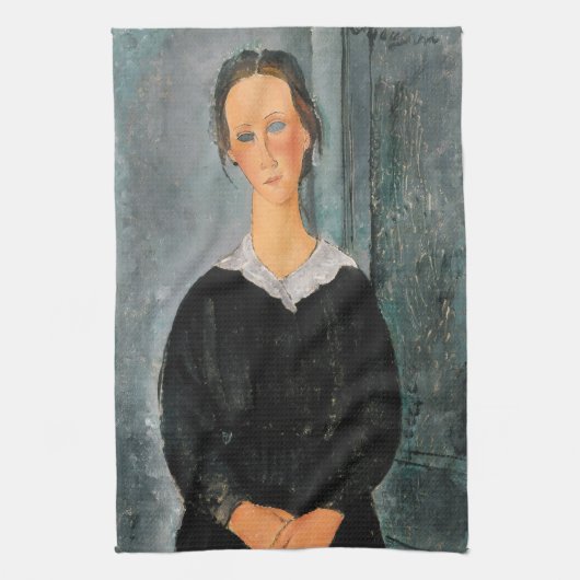 Amedeo Modigliani - Servant Girl Theedoek (Verticaal)