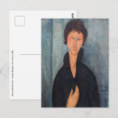 Amedeo Modigliani - Vrouw met blauwe ogen Briefkaart (Voorkant / Achterkant)
