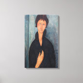 Amedeo Modigliani - Vrouw met blauwe ogen Canvas Afdruk (Voorkant)