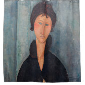 Amedeo Modigliani - Vrouw met blauwe ogen Douchegordijn (Voorkant)