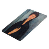 Amedeo Modigliani - Vrouw met blauwe ogen Magneet (Linkerzijde)