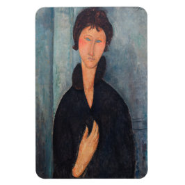 Amedeo Modigliani - Vrouw met blauwe ogen Magneet