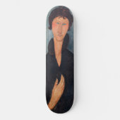 Amedeo Modigliani - Vrouw met blauwe ogen Persoonlijk Skateboard (Voorkant)