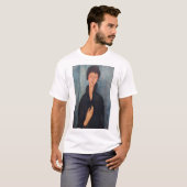 Amedeo Modigliani - Vrouw met blauwe ogen T-shirt (Voorkant volledig)