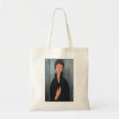 Amedeo Modigliani - Vrouw met blauwe ogen Tote Bag (Voorkant)