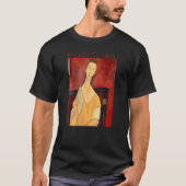 Amedeo Modigliani-vrouw met een ventilator voor ar T-shirt (Voorkant)
