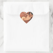 Amedeo Modigliani Vrouw Op Een Bank Hart Sticker (Tas)