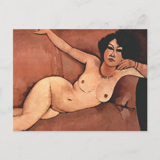Amedeo Modigliani Woman on a Sofa Briefkaart (Voorkant)