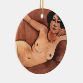 Amedeo Modigliani Woman on a Sofa Keramisch Ornament (Rechts)