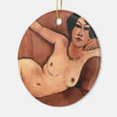 Amedeo Modigliani Woman on a Sofa Keramisch Ornament (Links)