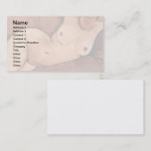 Amedeo Modigliani Woman on a Sofa Visitekaartje (Voorkant / Achterkant)