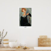 Amedeo Modigliani Zedign Art Poster #12 (Keuken)