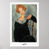 Amedeo Modigliani Zedign Art Poster #12 (Voorkant)