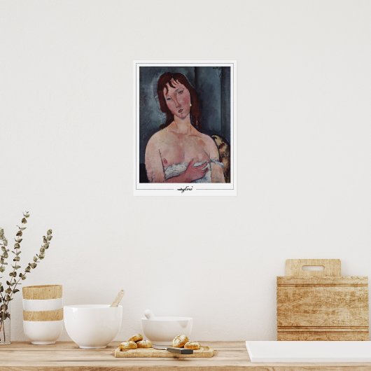 Amedeo Modigliani Zedign Art Poster #123 (Keuken)