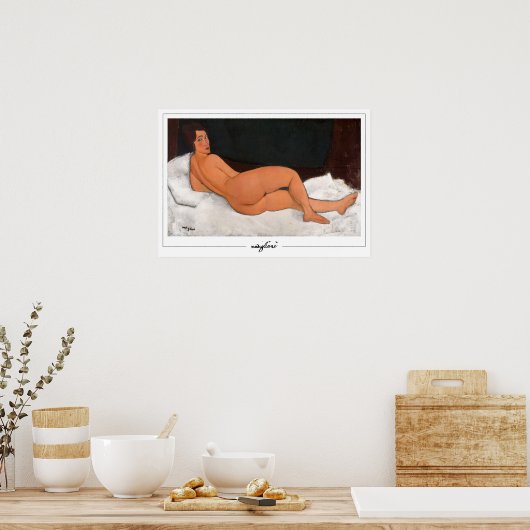 Amedeo Modigliani Zedign Art Poster #133 (Keuken)
