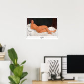 Amedeo Modigliani Zedign Art Poster #133 (Thuiskantoor)