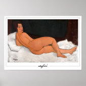 Amedeo Modigliani Zedign Art Poster #133 (Voorkant)