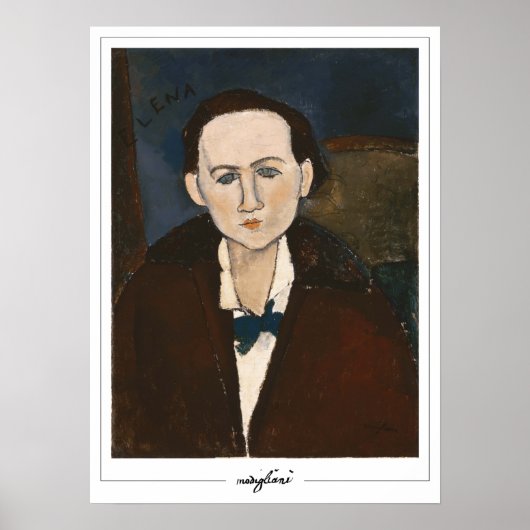 Amedeo Modigliani Zedign Art Poster #142 (Voorkant)