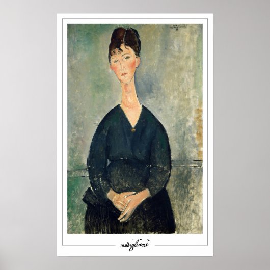 Amedeo Modigliani Zedign Art Poster #15 (Voorkant)