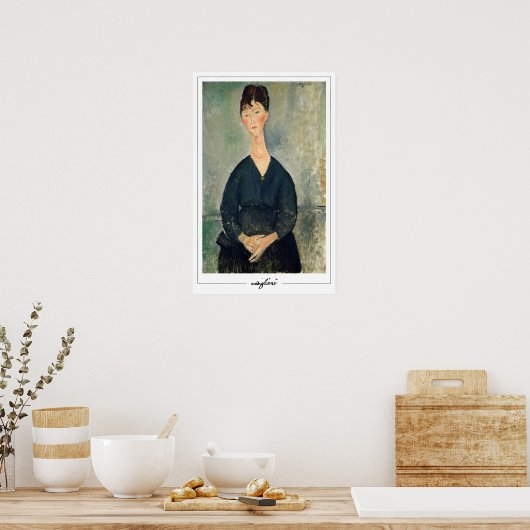 Amedeo Modigliani Zedign Art Poster #15 (Keuken)