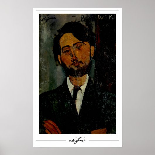 Amedeo Modigliani Zedign Art Poster #158 (Voorkant)