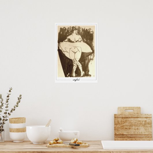 Amedeo Modigliani Zedign Art Poster #168 (Keuken)