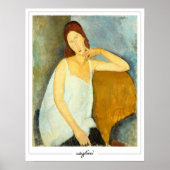 Amedeo Modigliani Zedign Art Poster #17 (Voorkant)