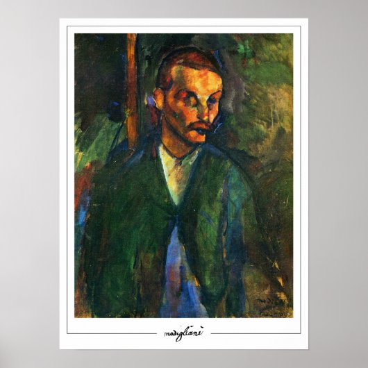 Amedeo Modigliani Zedign Art Poster #18 (Voorkant)