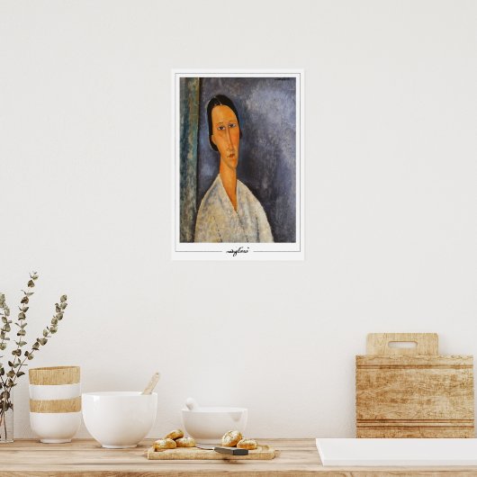Amedeo Modigliani Zedign Art Poster #184 (Keuken)