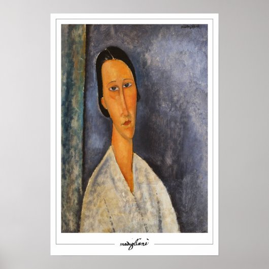 Amedeo Modigliani Zedign Art Poster #184 (Voorkant)