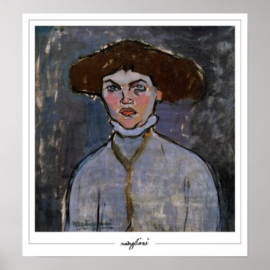 Amedeo Modigliani Zedign Art Poster #23 (Voorkant)