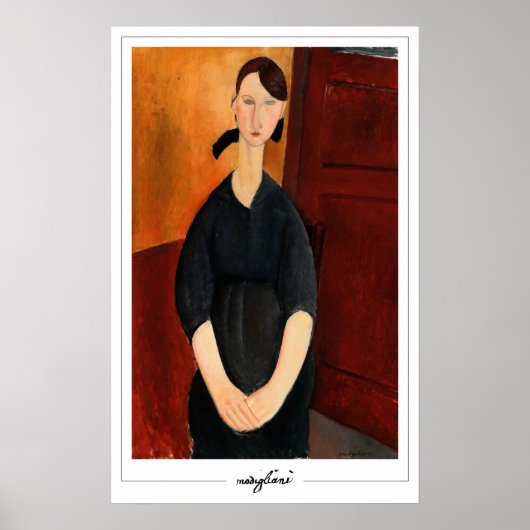 Amedeo Modigliani Zedign Art Poster #255 (Voorkant)