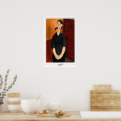 Amedeo Modigliani Zedign Art Poster #255 (Keuken)