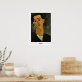 Amedeo Modigliani Zedign Art Poster 3 (Keuken)
