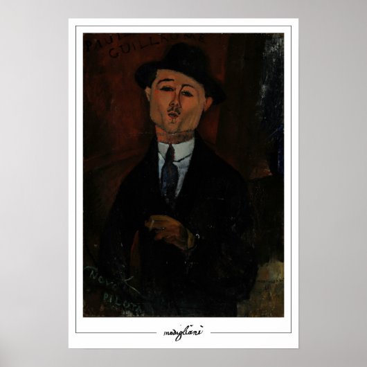 Amedeo Modigliani Zedign Art Poster #311 (Voorkant)