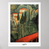 Amedeo Modigliani Zedign Art Poster #334 (Voorkant)