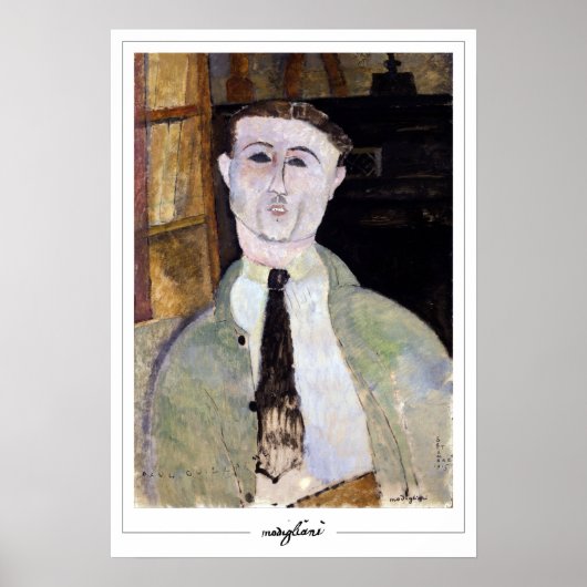 Amedeo Modigliani Zedign Art Poster #352 (Voorkant)