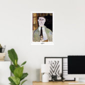 Amedeo Modigliani Zedign Art Poster #352 (Thuiskantoor)