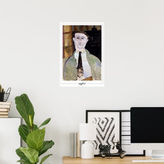 Amedeo Modigliani Zedign Art Poster #352 (Thuiskantoor)