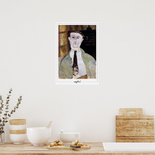 Amedeo Modigliani Zedign Art Poster #352 (Keuken)