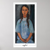 Amedeo Modigliani Zedign Art Poster #5 (Voorkant)