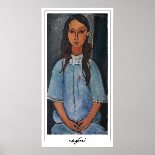 Amedeo Modigliani Zedign Art Poster #5 (Voorkant)