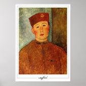 Amedeo Modigliani Zedign Art Poster #57 (Voorkant)