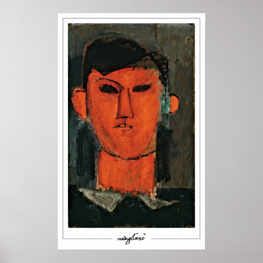 Amedeo Modigliani Zedign Art Poster 6 (Voorkant)