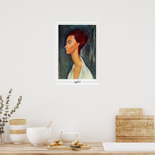 Amedeo Modigliani Zedign Art Poster #70 (Keuken)