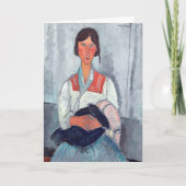 Amedeo Modigliani - Zigeunervrouw met baby Kaart (Voorkant)
